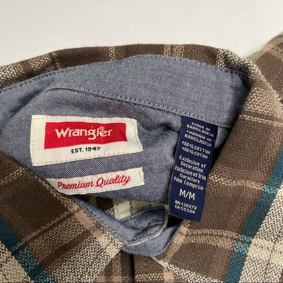 WRANGLER Relaxed Fit Heavyweight Button Down Shirt - Picture 9 of 10